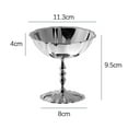 thumbnail image 6 of LShunze Ice Cream Cup, Stainless Steel Serving Dessert Bowls Cups Sauce Bowls Mini Round Footed Yogurt Snack Candy Cups for Salad Fruit Pudding Christmas Party,1pc, 6 of 8