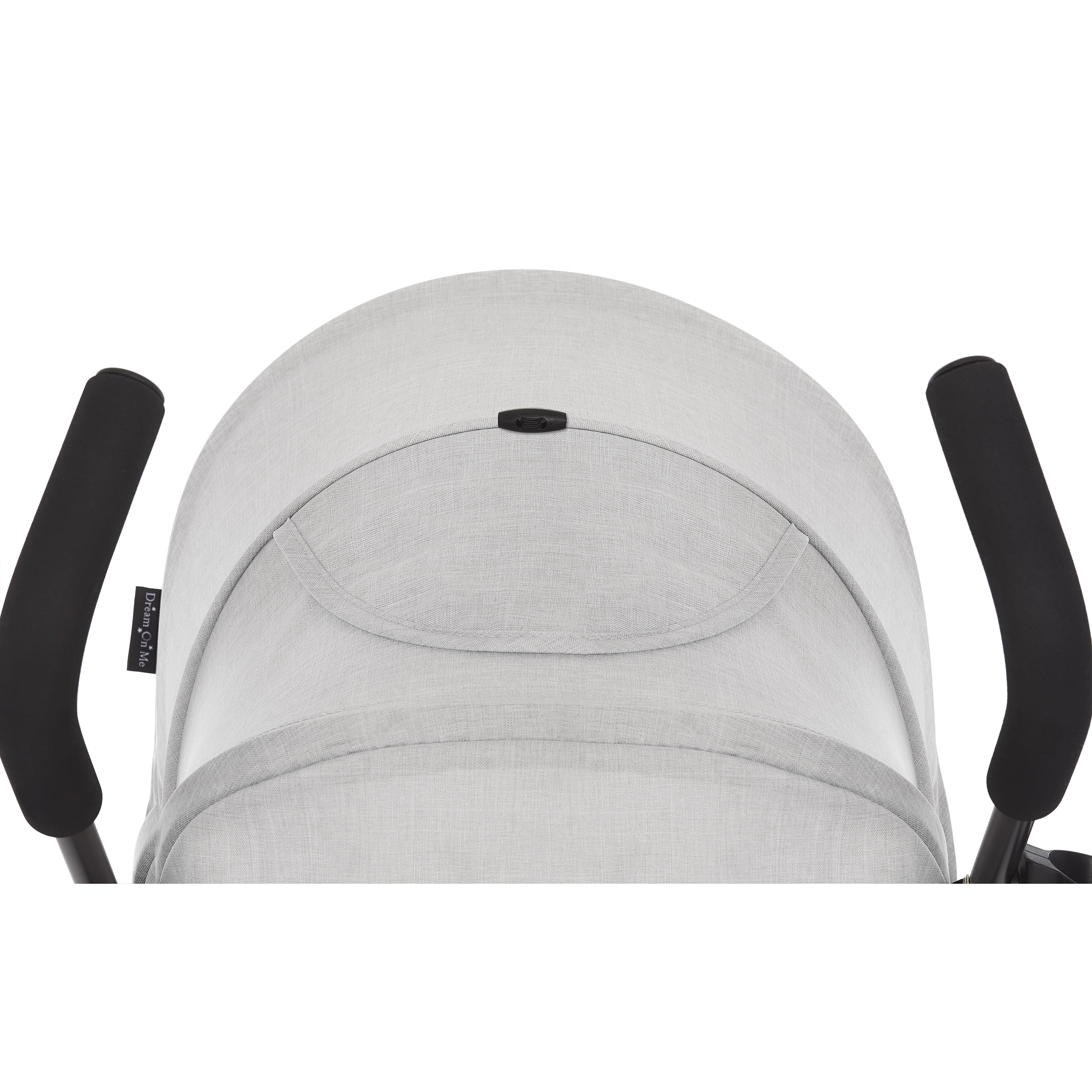 Dream On Me Vista Moonwalk Stroller | Lightweight Infant Stroller with Compact Fold | Multi-Position Recline | Canopy with Sun Visor | Perfect for Traveling and Theme Parks, Light Gray