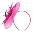 thumbnail image 1 of Bandeau en Filet Plumes Grande Fleur Bandeau Fête Filles Femmes Bandeau Fascinateur, 1 of 5