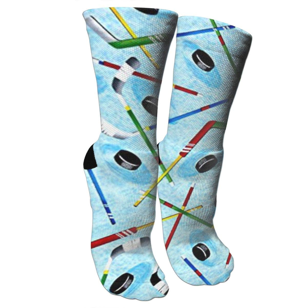Ice Hockey Compression Socks Unisex Printed Socks Crazy Patterned Fun