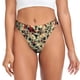 thumbnail image 1 of Balery Skulls1 Tangas de Algodón para Mujer con Estampado – Ropa Interior Sexy, Transpirable, G-string-Small, 1 of 1