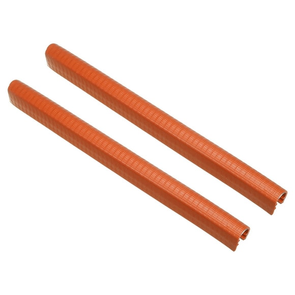 Protector de bordes de tabla de skateboard Uxcell de 11.8", paquete de 2, protección de bordes de tabla naranja