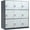 Gray, variant on 3 Door Vertical Stackable Storage Cabinet with Lock,Anti-Failing Device, Metal Lcoker,Organizer for Office, Home, Gym, School,Employee,Kids.