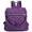 Purple, variant on Gustave Backpack Purse for Women Anti-Theft Travel Convertible Backpack Shoulder Bag Nylon Waterproof Casual Daypack Satchel Handbag "Purple"