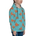 thumbnail image 3 of Haiem Funny Chicken Pattern Boys Hoodie, Youth Pullover Hooded Sweatshirt, Kangaroo Pocket Hoodie for Kids Girls -Medium, 3 of 6