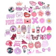 50Pcs Cartoon Pink Girls Stickers DIY Suitcase Laptop Guitar Bicycle