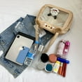 thumbnail image 2 of PENGXIANG Fashion Shoulder Bag Handbag Transparent Visible Shoulder Bag Leisure (Khaki), 2 of 10