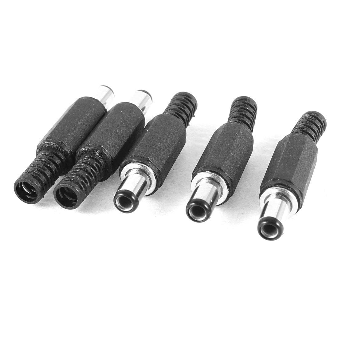 10 pcs DC Power 2.1mmx5.5mm Male Plug Jack Connector Socket Adapter for CCTV 