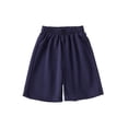thumbnail image 2 of Delliss Girls Summer Solid Color Cotton Sport Jogger Shorts Casual Elastic Waist Active Shorts 3-14 Years, 2 of 3