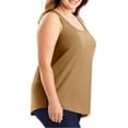thumbnail image 3 of Admvng Loose Tank Tops for Women Fashion Solid Color Sleeveless V-Neck Tank Top, 3 of 6