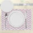 thumbnail image 3 of Ambesonne Valentine Place Mats Set of 4, Love Inspired Hearts, Standard Size, Lavender Purple, 3 of 6