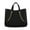 Black, variant on Stella Vegan Leather Women's Tote Bag, Stylish Shoulder Purse Handbag by Mia K - Pewter