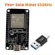 thumbnail image 2 of Minero BTC Pro+ Solo Miner con Tasa de Hash de 850 /S, Chip ESP32, WiFi de Bajo Consumo y Adaptador para Casa y Oficina., 2 of 5