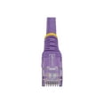 thumbnail image 2 of StarTech.com 6ft CAT6 Ethernet Cable, 10 Gigabit Molded RJ45 650MHz 100W PoE Patch Cord, CAT 6 10GbE UTP Network Cable with Strain Relief, Purple, Fluke Tested/Wiring is UL Certified/TIA - Category 6 - 24AWG (C6PATCH6PL) - Patch cable - RJ-45 (M) to RJ-45 (M) - 1.8 m - UTP - CAT 6 - molded - purple, 2 of 12