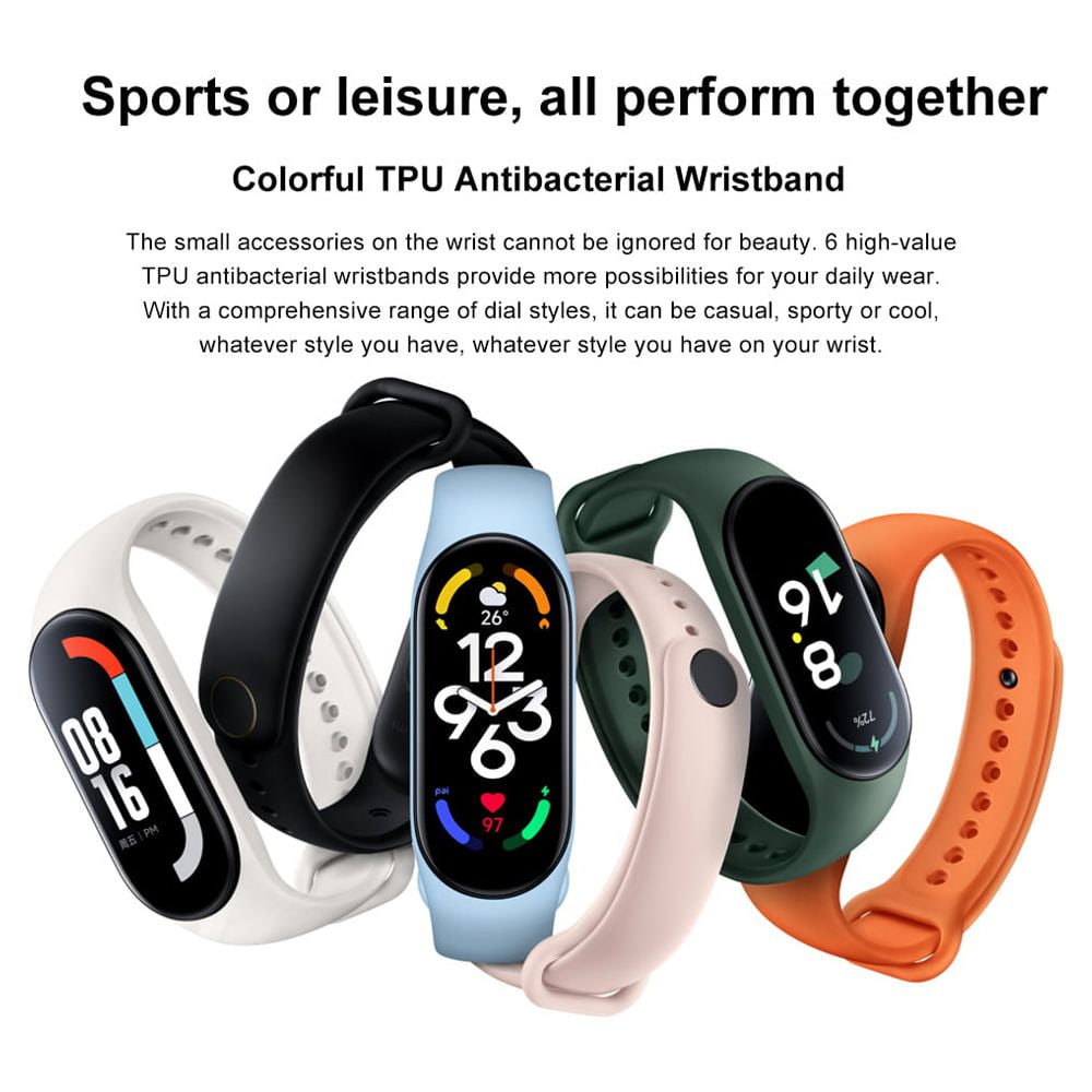 Xiaomi Mi Smart Band 5 - 1.1 AMOLED Color Screen, IP68 Waterproof  Wristband BT 5.0 Fitness, Sleep, 24/7 Heart Rate, Swimming, Health Tracker  (Black) 