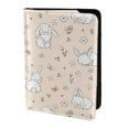 thumbnail image 2 of Pofeuu Cute Rabbit Print Travel Document Organizer Passport Holder Men Women for Family (6.5 in x 4.5 in),Wallet Holder Credit Card Clutch Bag Case, 2 of 5