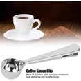 thumbnail image 3 of LQQBOX 3 Pcs of Coffee Scoops, Stainless Steel Measuring Scoop, with Coffee Bag Clip, Suitable for Ground Coffee, Espresso Beans, Milk Powder, Protein Powder, 3 of 7