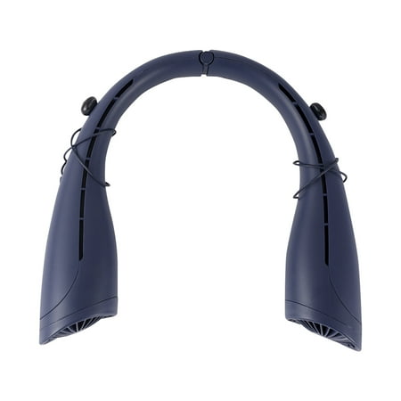 

Fan Portable Neck Headset Hanging USB Silent Bladeless Fan For Outdoor Sports USB Walkman Small Fan Father s Day gifts for Bedroom use