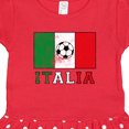 thumbnail image 3 of Inktastic Italian Soccer Girls Toddler Dress, 3 of 4