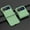 Mint, variant on for Samsung Galaxy Z Flip 3 Hinge Protection Case without Front Screen Protector, Ultra Thin Matte Liquid Silicone PC Protective Cover for Samsung Galaxy Z Flip 3,Blue