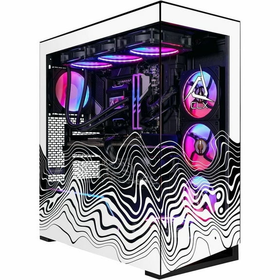 CLX Horus Gaming PC AMD Ryzen 7 9800X3D, 64GB DDR5, GeForce RTX 5070 Ti, 2TB SSD, 6TB HDD, Windows 11 Home
