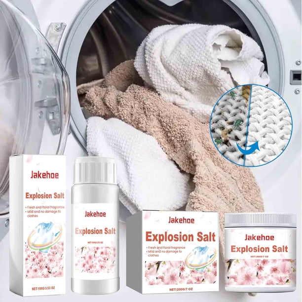 Fiudx Detergente para Ropa Floral Explosion, Quitamanchas de Alta Eficacia, Descontaminación Rápida para Ropa Blanca, Oscura y de Color, Uso Interior y Exterior, Limpieza Fácil y Rápida, 1 Paquete