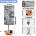thumbnail image 2 of Touch-Control 3-Color Desk Lamp with Plug – Energy-Saving LED + 3 Simultaneous Charging Ports Snowman in The Frozen World, 2 of 8