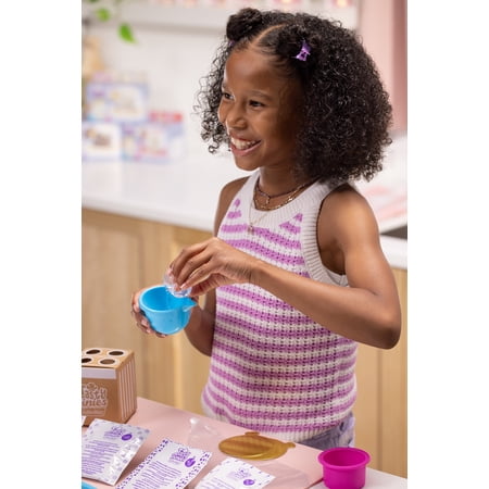 Tasty Tinies Bake Shop- Mini Baking Set w/ Strawberry Cake Mix, Vanilla Frosting, Unicorn Sprinkles