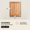thumbnail image 2 of John Boos CB Reversible Wood Cutting Board with Juice Groove, Maple, 2 of 9