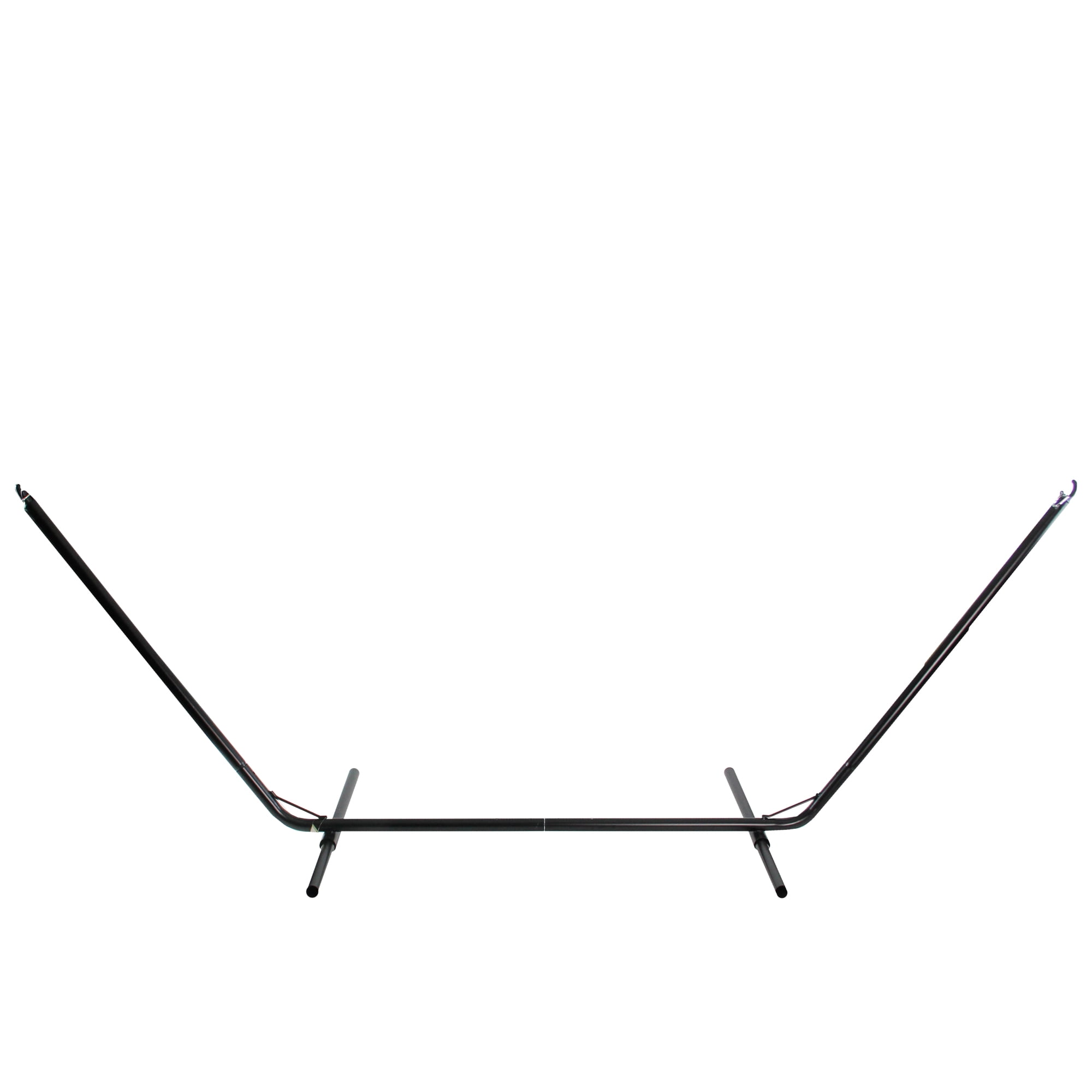 39" x 133" Black Steel Hammock Stand with Chains and Hooks