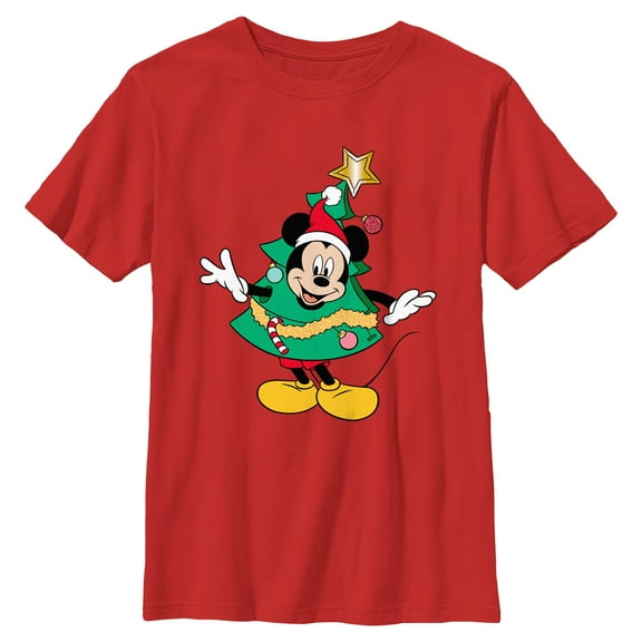 Boys Mickey & Friends Wearing a Tree Costume T Shirt