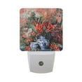 thumbnail image 6 of Yayeee LED Night Light for The Home Plug in With Light Sensors 2 Pack, Red Vibrant Flowers, 6 of 6