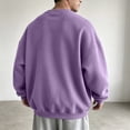 thumbnail image 7 of Yongwang Mens Long Sleeve Pullover Crew Neck Sweatshirt Basic Pullover Tops for Autumn Daily Outfit, 7 of 7