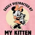 thumbnail image 2 of Easily Distracted By Kittens Minnie  - Toddler & Youth Crewneck Fleece Sweatshirt, 2 of 4
