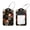 multicolored 3, variant on PhooArto 2 PCS Luggage Tag for Suitcase Bag Tags for Backpacks Baggage Handbag School Instrument Tag Label, Skull and Flowers Pattern