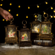 thumbnail image 3 of Lámpara de viento con adornos navideños, lámpara de cristal navideña, caja de música, regalo de Navidad para cumpleaños de niños, diseño de escena, 3 of 6