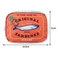 thumbnail image 5 of Cosméticos Sardinas Enlatadas Almacenamiento Bonita Creativa para El 2 Uds. Color Naranja, 5 of 5