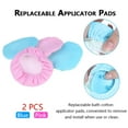 Easy Lotion Applicator, Back Rubs Massager Bath Brush, Extra Long