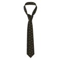 thumbnail image 1 of Balery Christmas Gold Deers1 Corbata Clásica de Seda para Hombre, Corbata Tejida Jacquard, Corbatas Formales para Negocios y Bodas, 1 of 7