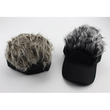 Golf Terry Visor - Funny Men Adjustable Flair Hair Visor Casquette Hat Golf Fashion Wig Cap