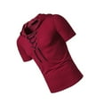 thumbnail image 2 of Sudadera Lisa Qarigey Vino-Rojo XXL, 2 of 6