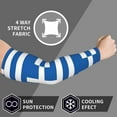 thumbnail image 6 of Cooling Compression Arm Sleeves Flag Of Greece Sun Protection Sport Arm Sleeves For Men Women Baseball Basketball Running, 6 of 6