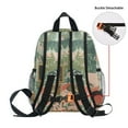 thumbnail image 5 of FORMRS School Backpack with Front Zippered Pocket 12" Student Travel Daypack, Pink and Green Cat, 5 of 6