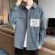 thumbnail image 3 of Camisas estampadas para hombre con bolsillo, negras, nuevas, de marca barata, de alta calidad, de lujo, asiáticas, con botones, en oferta, Trendyol I Xxl, 3 of 5