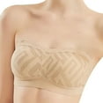 thumbnail image 4 of Women‘s Solid Color Strapless Bra  Enhanced Bust Appearance  Non Slip  Thin Bandeau  Push Up Bra, 4 of 5