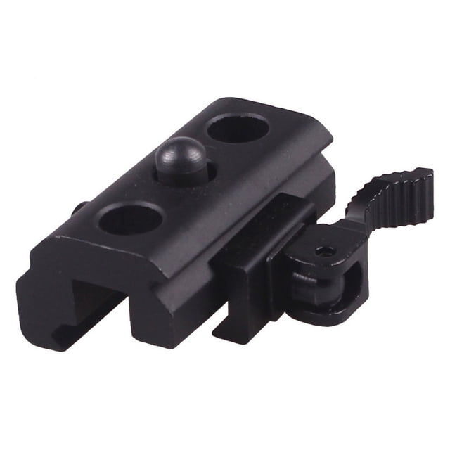 Adaptador de caza compatible con Weaver carril Picatinny de 20mm, adaptador de accesorio de conexión de herramienta giratoria
