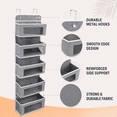 thumbnail image 5 of Jill Deaaa Over The Door Organizer with Clear Windows, Hanging Storage Unit with Metal Hooks for Closet, Nursery, Bedroom, Bathroom & Pantry, 5 of 7