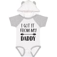 thumbnail image 3 of Inktastic I Got It From My Daddy Boys or Girls Baby Bodysuit, 3 of 5
