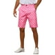 thumbnail image 5 of Pantalones cortos de estilo CHIC para hombres con lunares, pantalones cortos de golf de verano de corte plano 30 rosa, 5 of 6