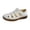 Light Gray, variant on Willtoo Women'S Casual Leather Flat Sandals Comfortable Round Toe Closed Toe Non-Slip Oxford Sole Breathable Beach Orthopedic Sandals
